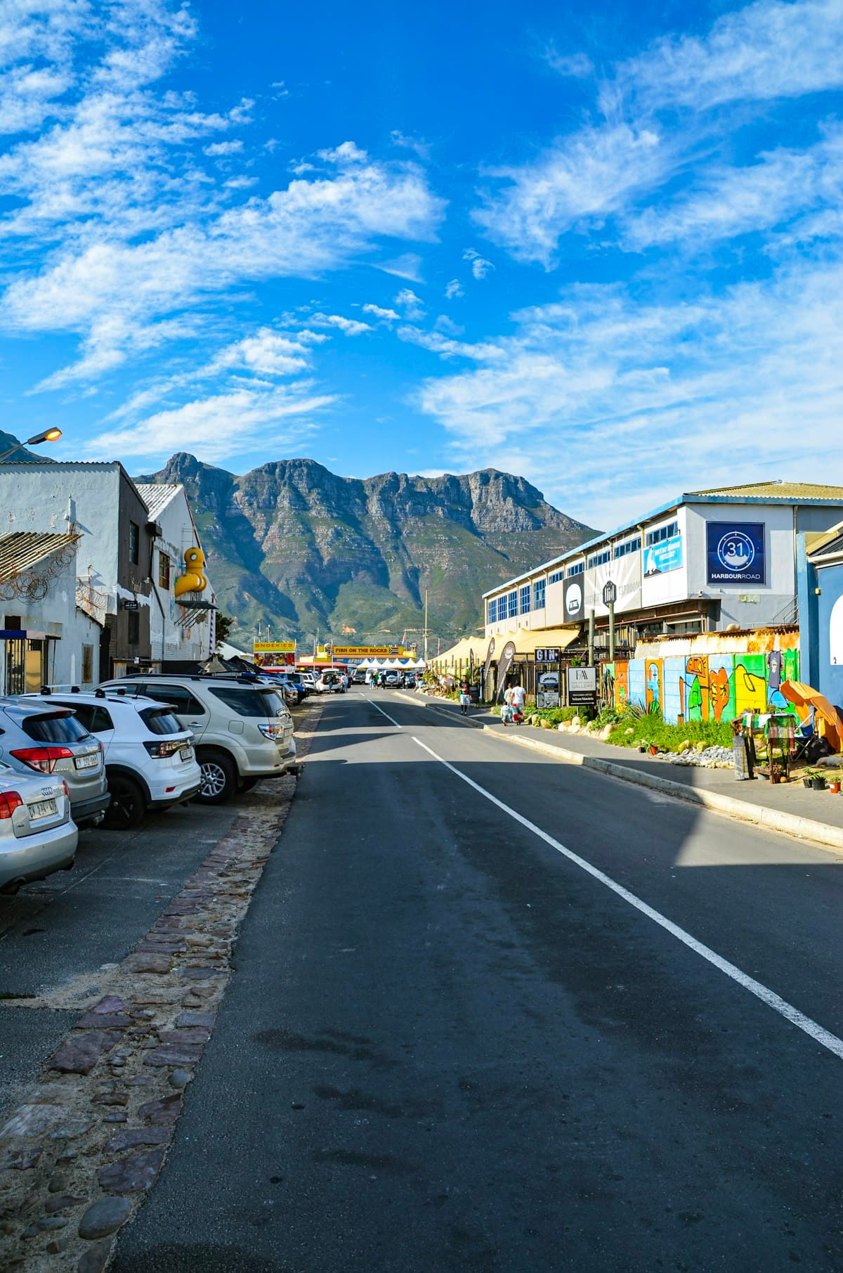 Budget-friendly street scene in Cape Town, South Africa
